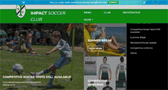 Desktop Screenshot of impactsoccer.org